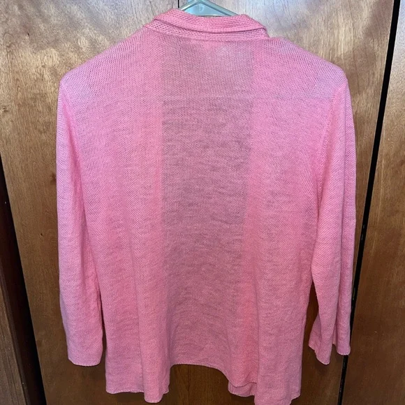 Eileen Fisher Linen Cardigan - Picture 3 of 4